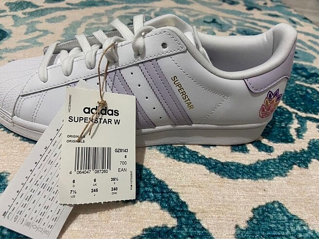 39 Beden beyaz Renk Adidas superstar