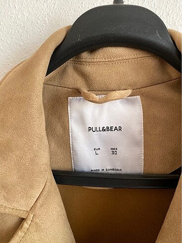 Pull and Bear Suni kaşe Ceket