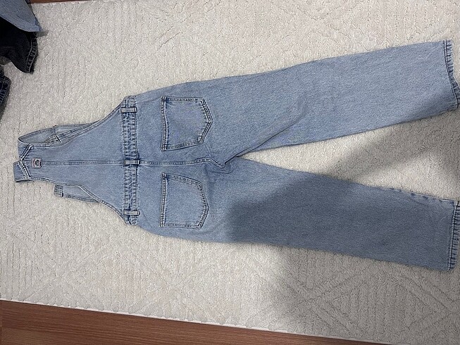 s Beden Pull And Bear mavi Salopet