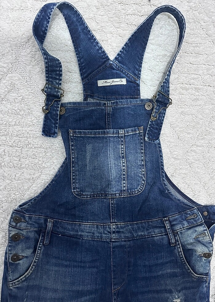 Mavi Denim Salopet - Görsel 2
