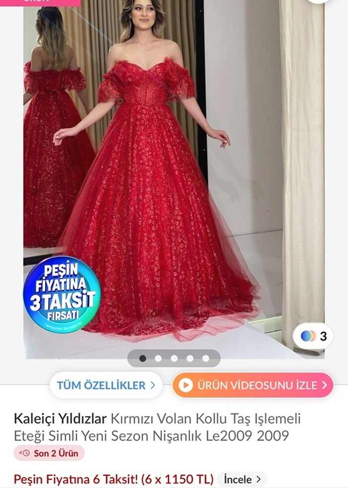 Nişan kına elbisesi - Görsel 4