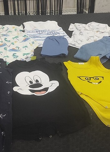 9-12 ay erkek bebek kıyafetleri 