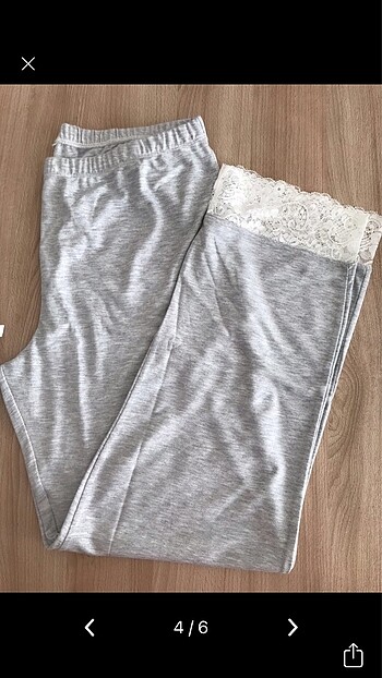 l Beden gri Renk Suwen lohusa pijama takımı