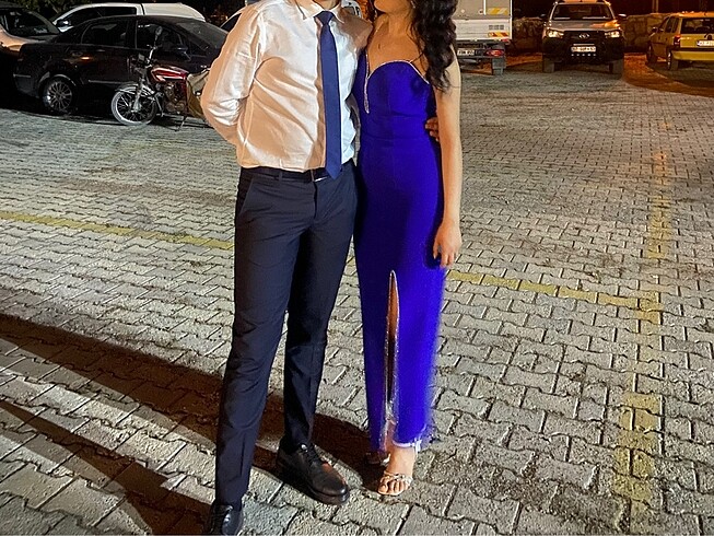 Abiye Saks Mavisi abiye