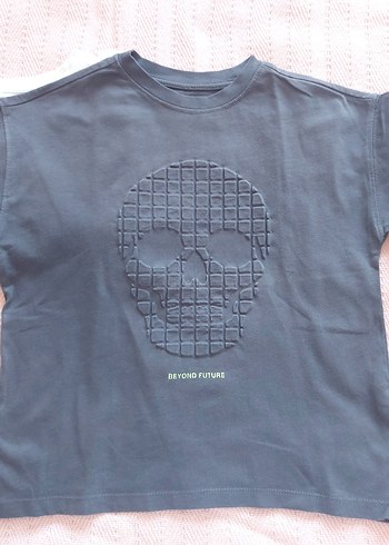 Erkek Siyah Kısa Kollu Pamuklu Tişört - Görsel 5