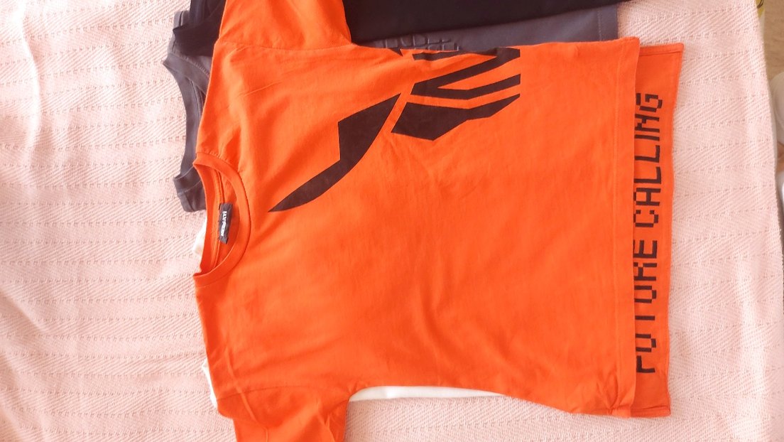 Erkek Siyah Kısa Kollu Pamuklu Tişört - Görsel 2