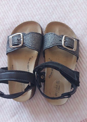 Tokalı Gri Kız Çocuk Terlik - Görsel 7