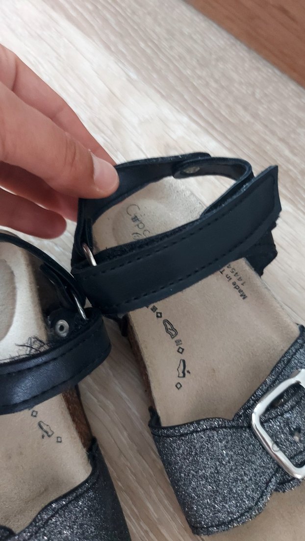 Tokalı Gri Kız Çocuk Terlik - Görsel 4