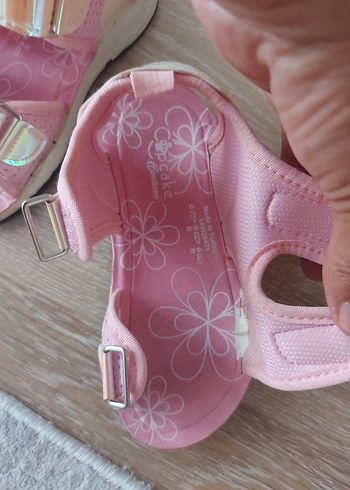 Kız Çocuk Pembe Bohem Ayarlanabilir sandalet - Görsel 6