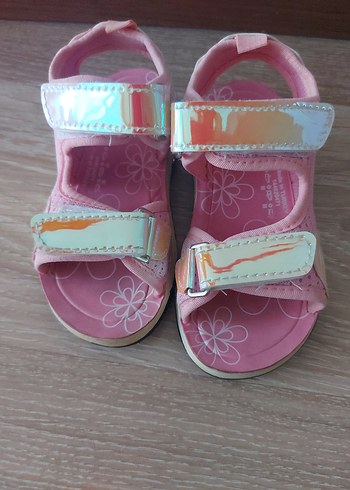 Kız Çocuk Pembe Bohem Ayarlanabilir sandalet - Görsel 5