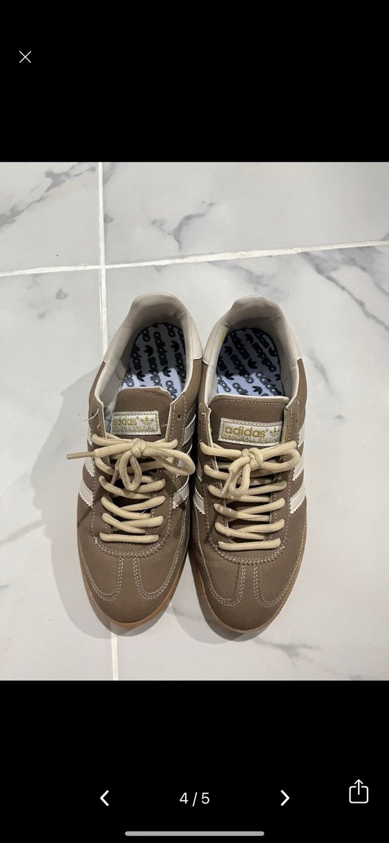 Bej Süet Adidas Kadın Sneaker - Görsel 3