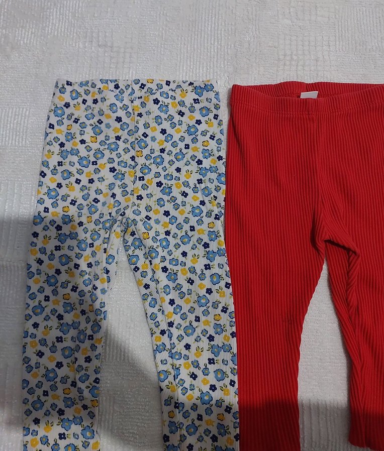 Kız Çocuk Çok Renkli Fitted Tayt Seti - Görsel 4