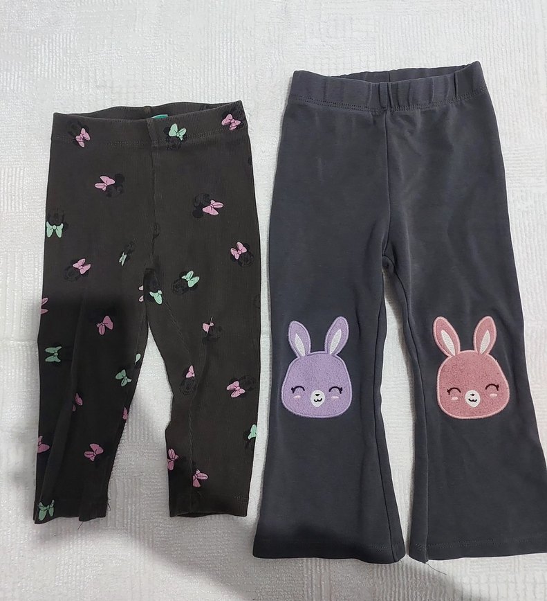 Kız Çocuk Çok Renkli Fitted Tayt Seti - Görsel 2