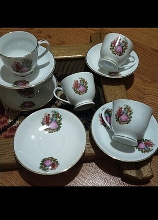 FRAGONARDLI KAHVE FİNCANI 
