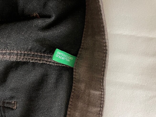 xs Beden gri Renk Benetton pantolon
