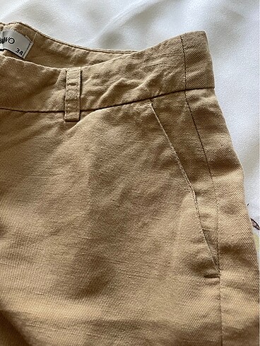 Keten şort - Görsel 5