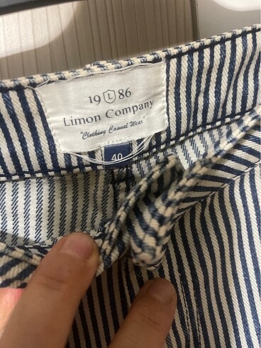 Çizgili kot - Görsel 3