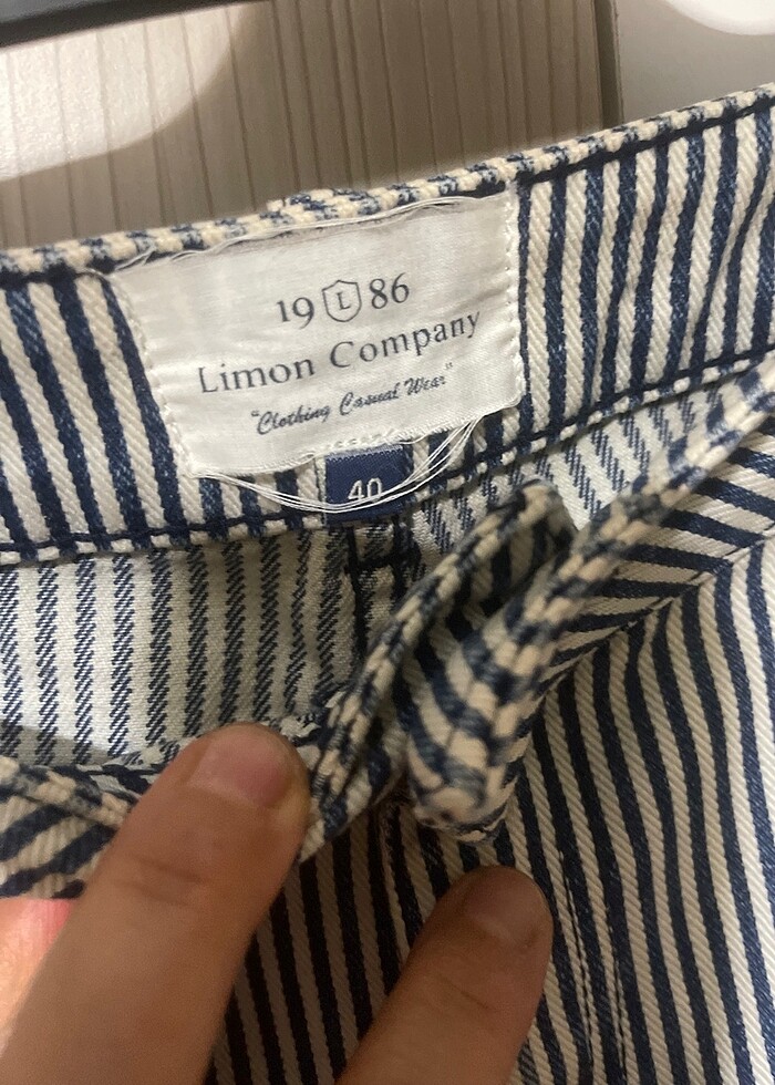 Çizgili kot - Görsel 3