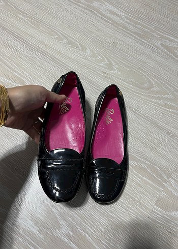 Parlak Siyah Rugan çocuk  Düz Ayakkabı - Görsel 3