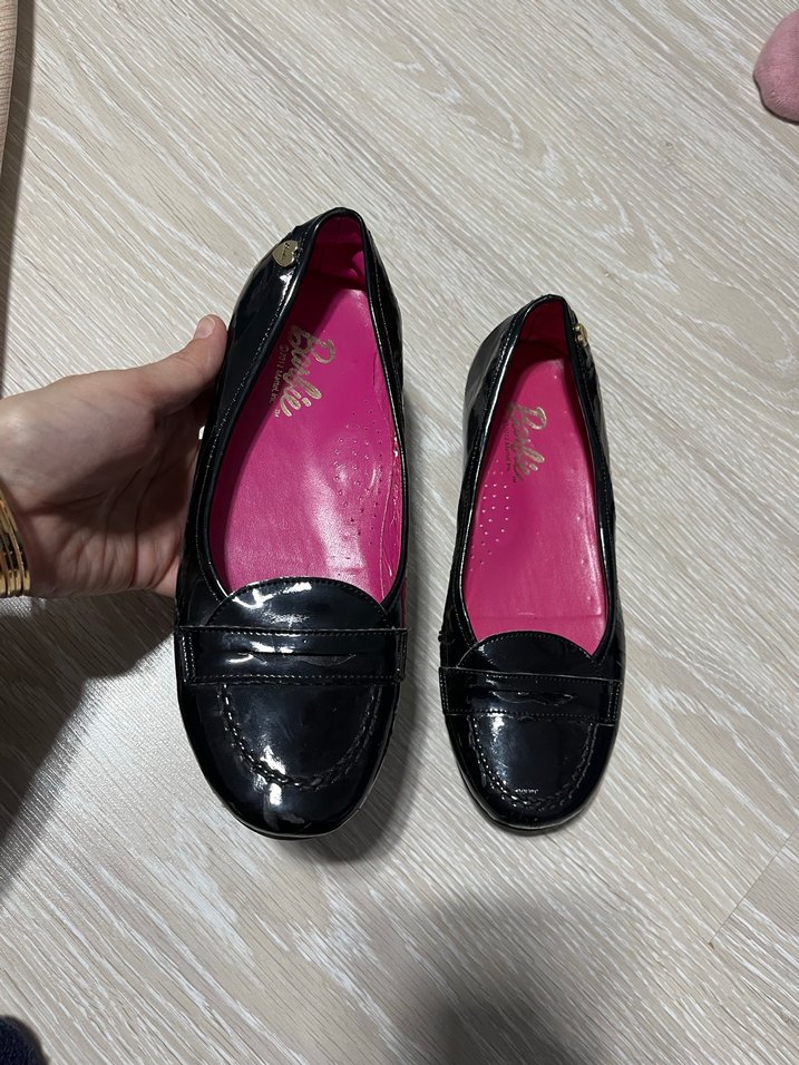 Parlak Siyah Rugan çocuk  Düz Ayakkabı - Görsel 5