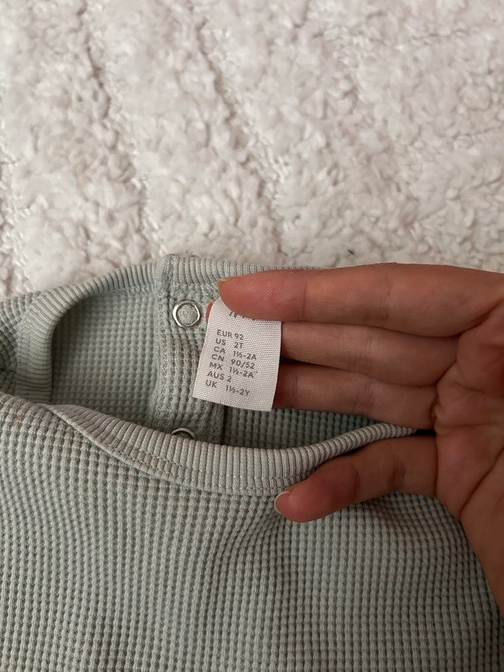 H&M Waffle şort takım - Görsel 2