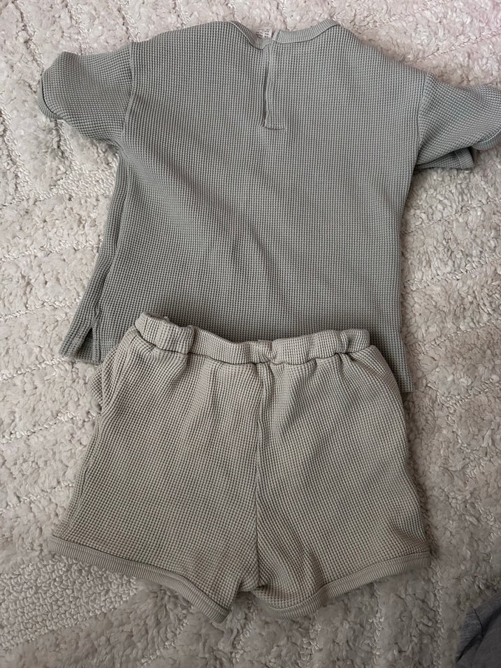 H&M Waffle şort takım - Görsel 3