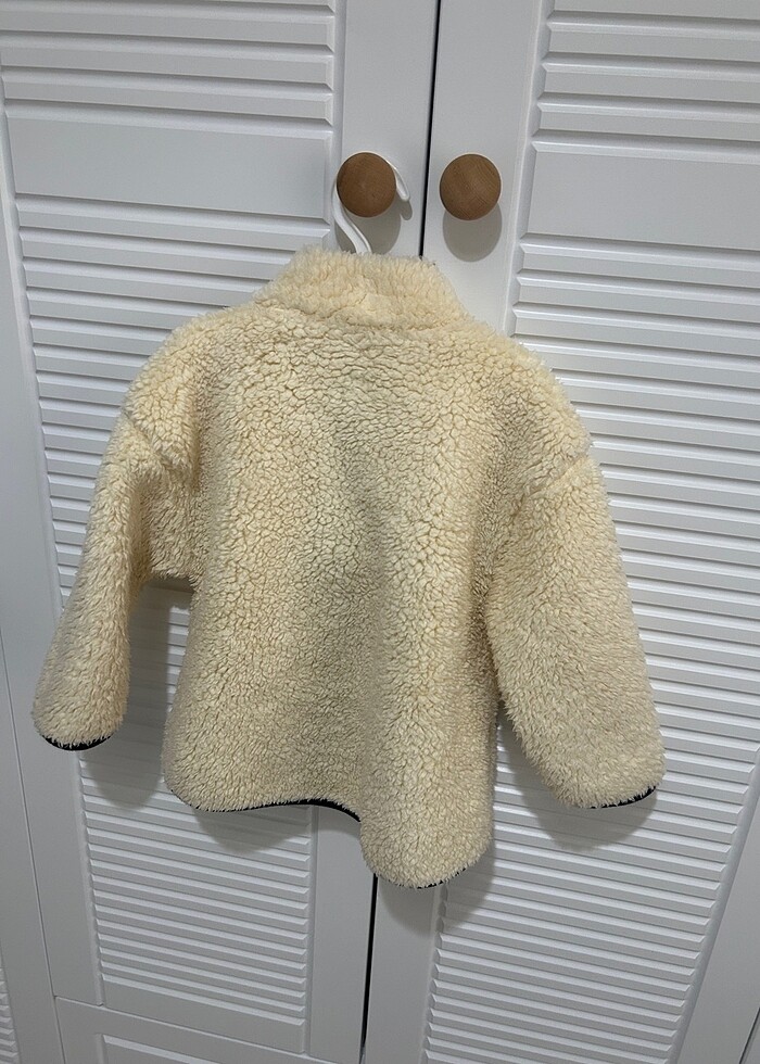 Erkek bebek peluş hırka - Görsel 2