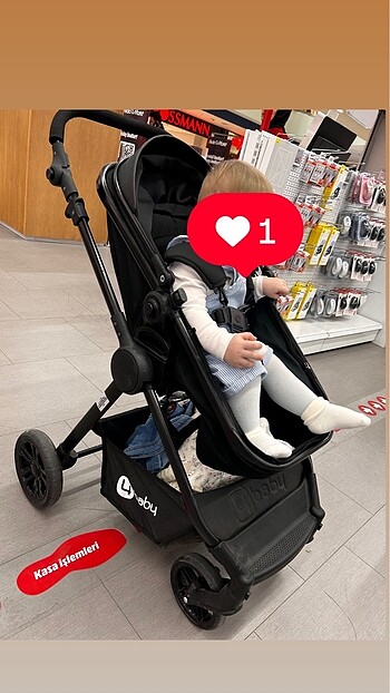 9- 36 kg Beden 4Baby Pusetli Bebek arabası
