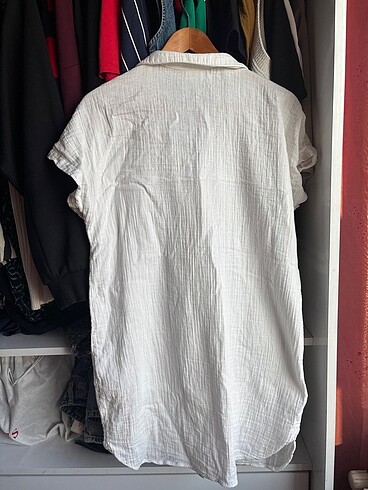 Beyaz renk pareo - Görsel 5