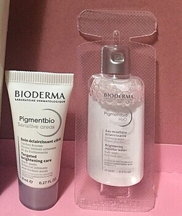 Bioderma Pigmentbio H2O + Bioderma Pigmentbio Sensitive Areas