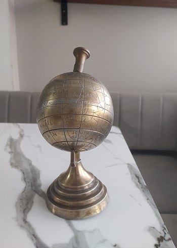 American Vintage Dünya Küre Figürü