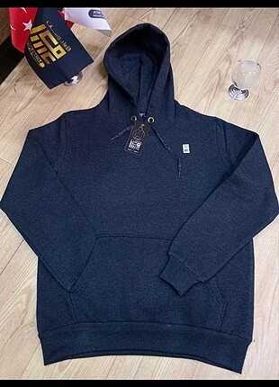 Kadın Erkek Basic Kapüşonlu Sweatshirt