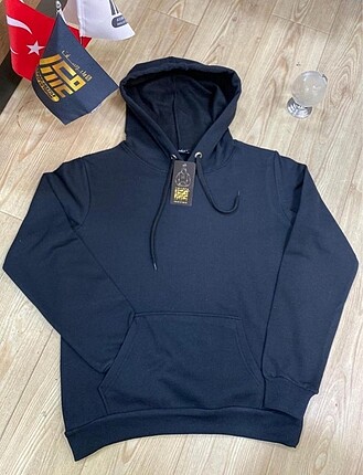 Kadın Erkek Basic Kapüşonlu Sweatshirt