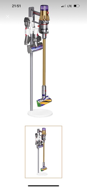 Dyson V12 ünite başlığı