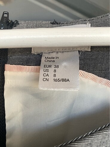 38 Beden Gri H&M Elbise