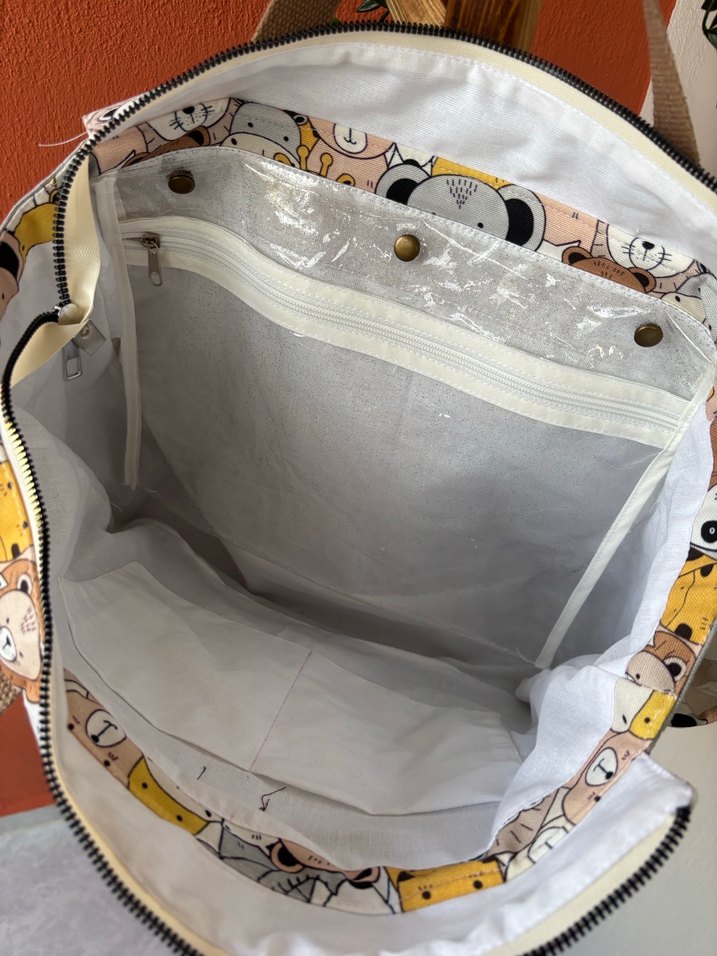 Su geçirmez bölmeli ANNE-BEBEK-GENÇ Seyahat Çanta - Görsel 3