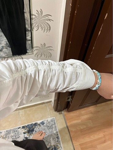 40 Beden beyaz Renk Beyaz crop gömlek