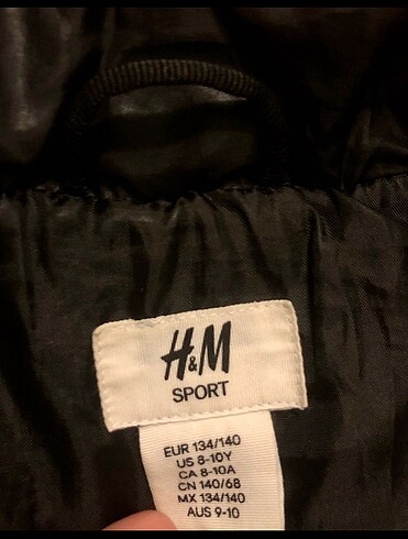 10 Yaş Beden H&M marka erkek çocuk yelek