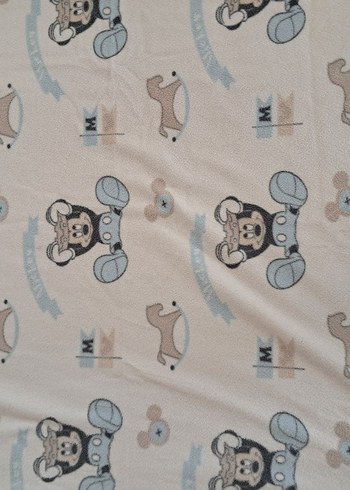 Beyaz Baskılı Çocuk Battaniyesi - Görsel 3