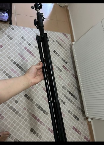 Siyah Katlanabilir Tripod ve Selfie Çubuğu