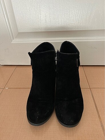 Shoes Time Süet siyah bot