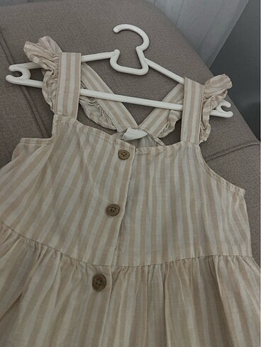 12-18 Ay Beden camel Renk H&M elbise