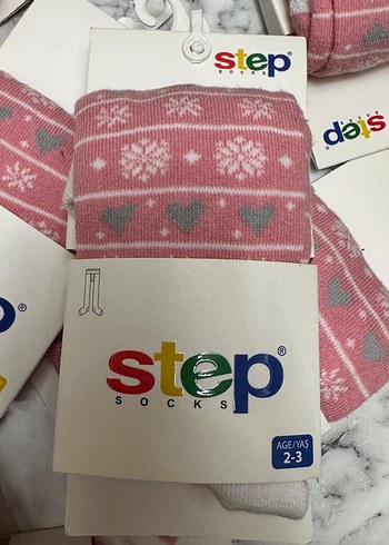 Kız Çocuk Pembe külotlu çorap - Görsel 2