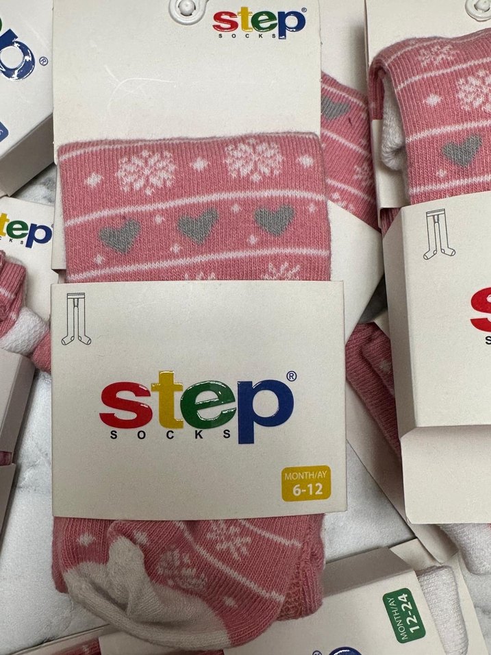 Kız Çocuk Pembe külotlu çorap - Görsel 4