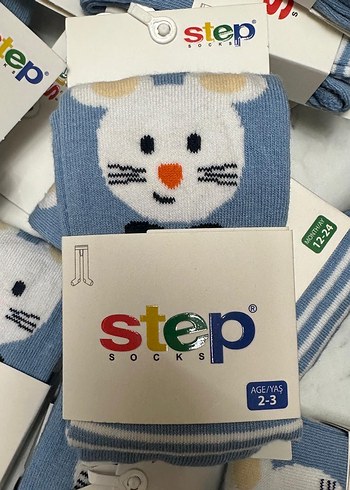 Mavi Erkek Çocuk Baskılı Çorap - Görsel 6