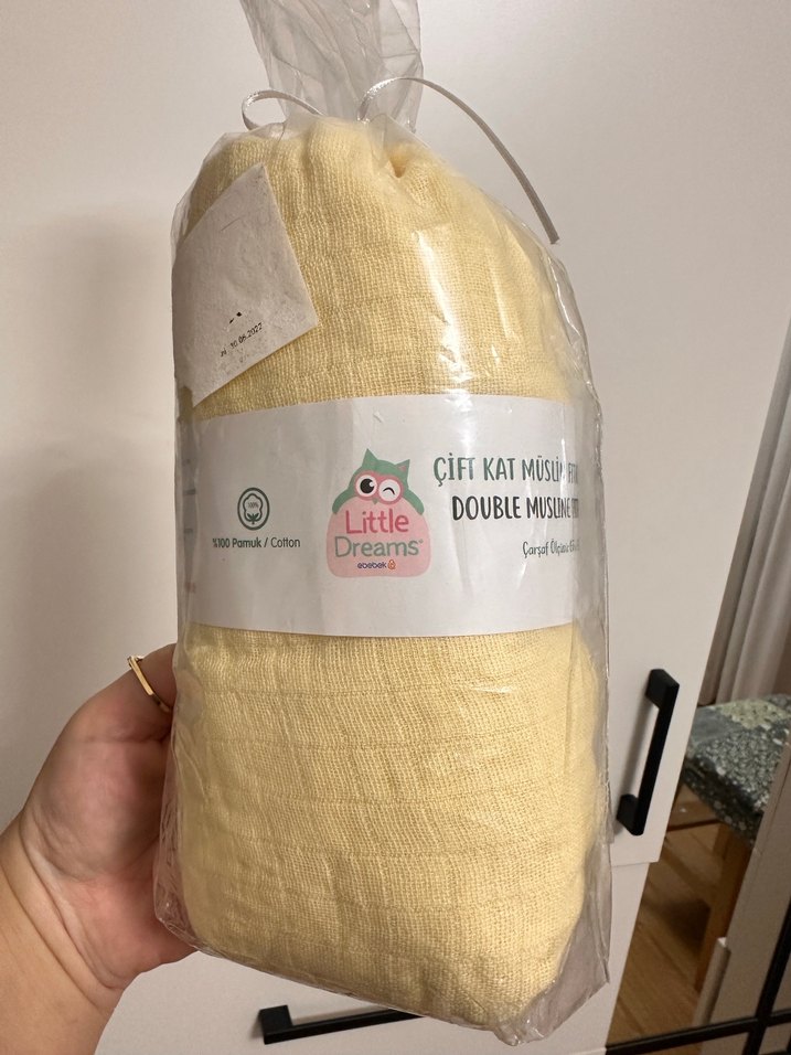 Lastikli muslin çarşaf - Görsel 3