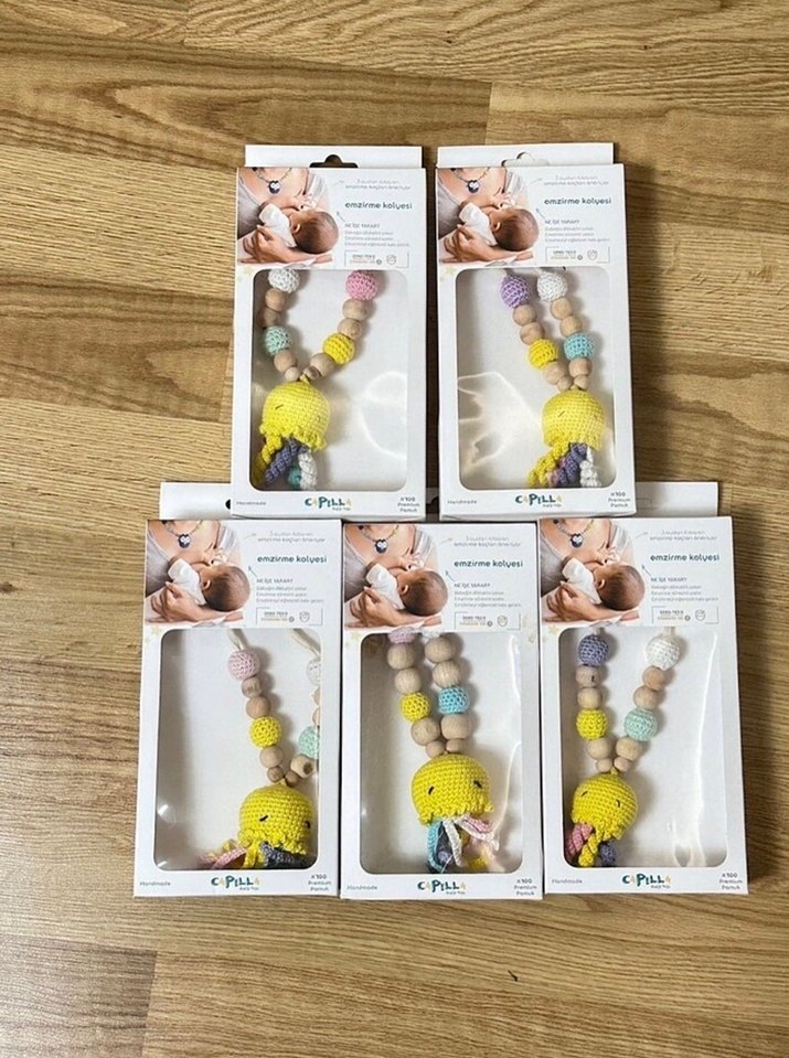 Pastel Renkli Emzirme Kolyesi - Capella - Görsel 4