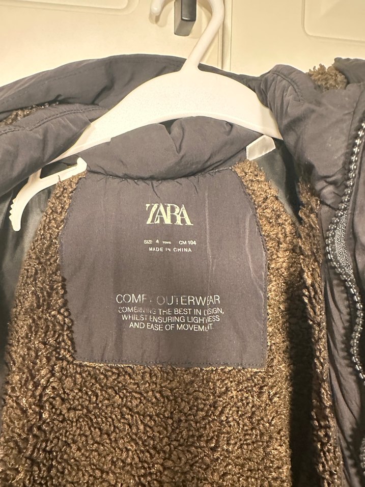 4 yaş Zara mont - Görsel 4