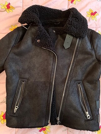 Bershka siyah biker ceket