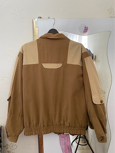 l Beden camel Renk vintage ceket